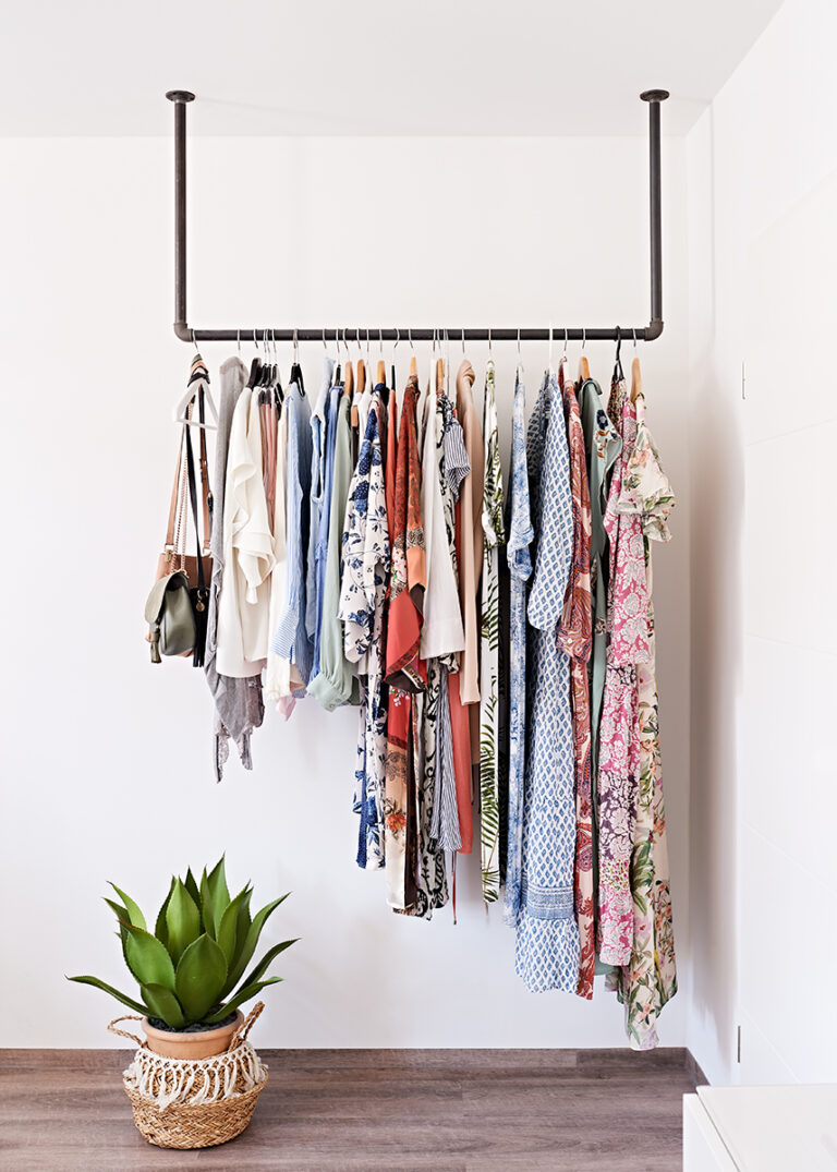 Hängegarderobe Kleiderstange home staging home styling