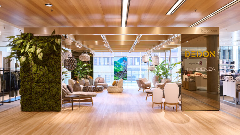 DEDON-Möbel fotografiert von Eduard Wellmann im Breuninger in Nürnberg