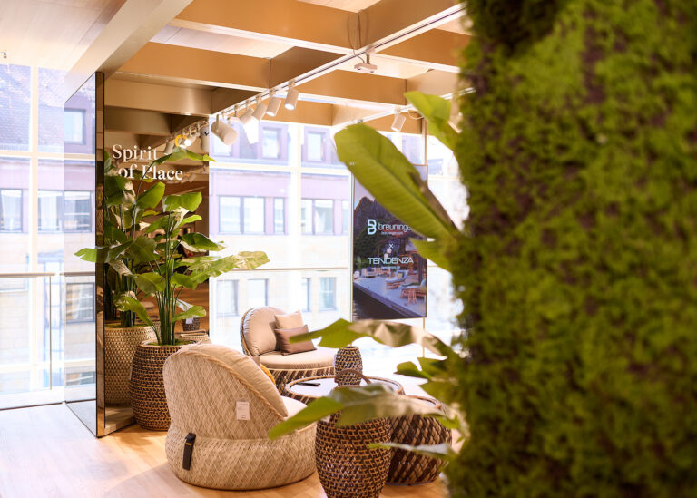 DEDON-Möbel fotografiert von Eduard Wellmann im Breuninger in Nürnberg