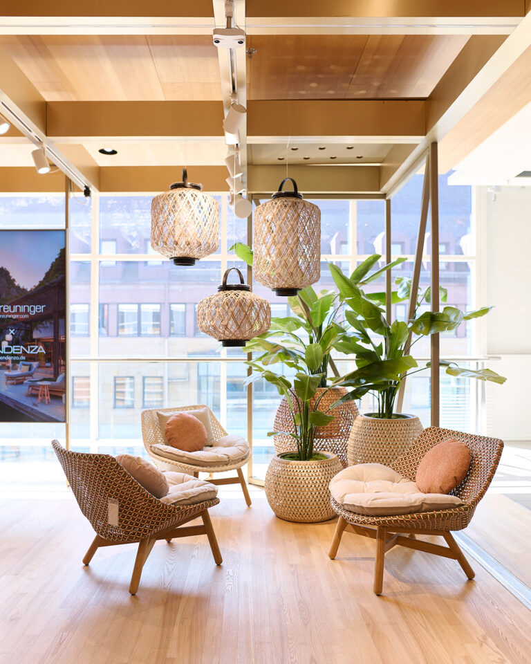 DEDON-Möbel fotografiert von Eduard Wellmann im Breuninger in Nürnberg