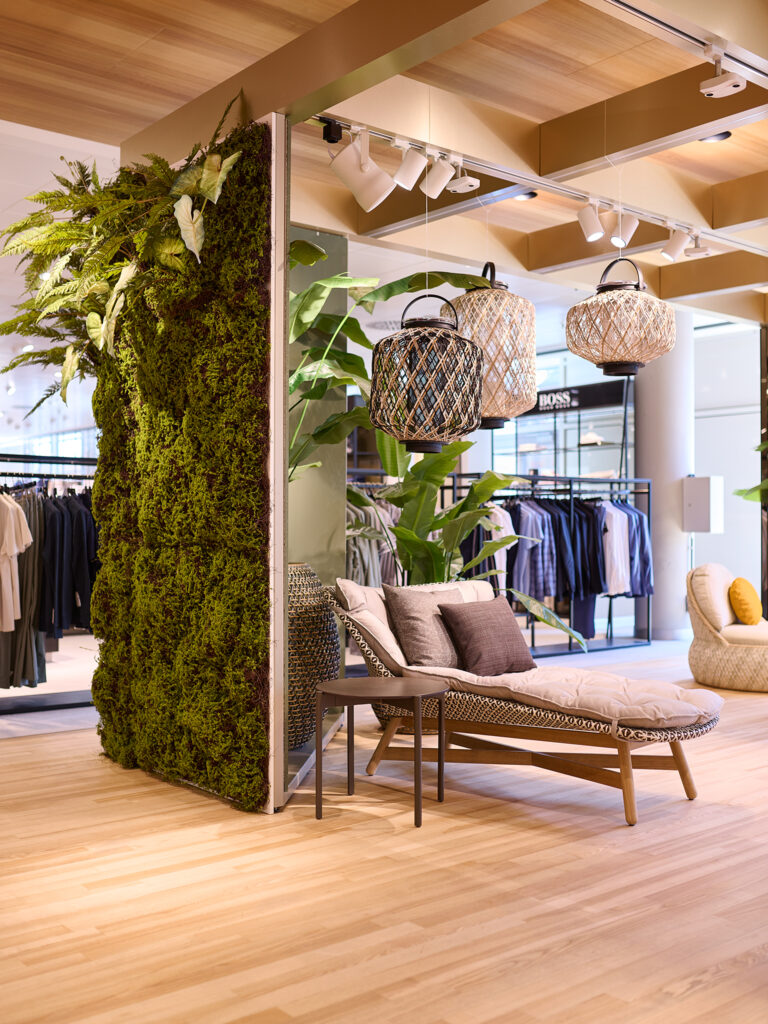 DEDON-Möbel fotografiert von Eduard Wellmann im Breuninger in Nürnberg