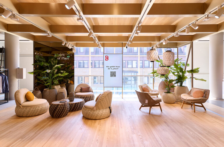 DEDON-Möbel fotografiert von Eduard Wellmann im Breuninger in Nürnberg