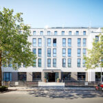 Aussenaufnahme von Eduard Wellmann the niu saddle Hotel in Fürth