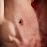 Portrait of a CrossFit athlete in the shower