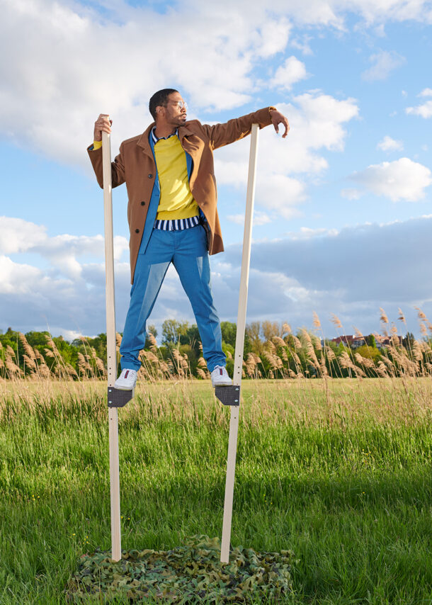 Stelzen-Porträt Wellmann